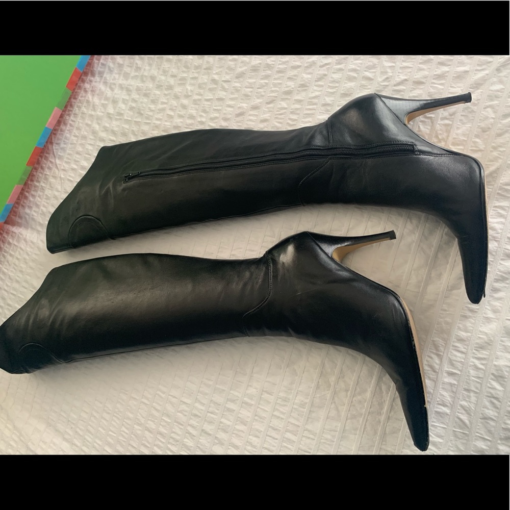 Charles David Leather Thigh High Boots